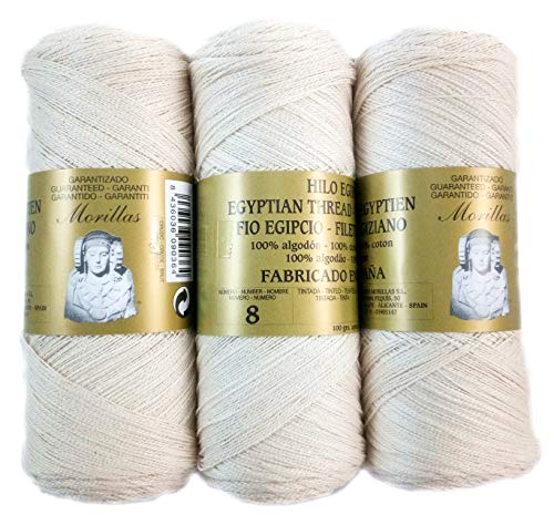Conjunto de Tecidos ZEPPELIN Algodão Perle 100% Egípcio DOLORES MORILLAS SL - Fios - algodão, egípcio, perlé