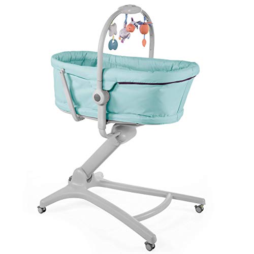 Berço de Espreguiçada CHICCO Babyhug 4 em 1 Azul Chicco - Brinquedos para bebês e equipamentos de atividades - berço, espreguiçada, chicco, babyhug, azul