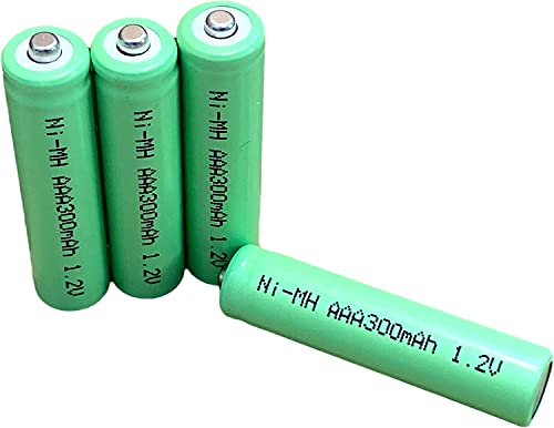 Pilha Recarregável DUNAMIS 4pk AAA Baterias Luz Solar Recarregáveis Dunamis - Baterias - recarregáveis, 300 mAh, 12 v, preto amarelo