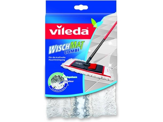 Vileda 000.032.00 acessório de limpeza e cuidado com a roupa Vileda - Cabeças de esfregão e recargas - microfibra, 130 cm, branco
