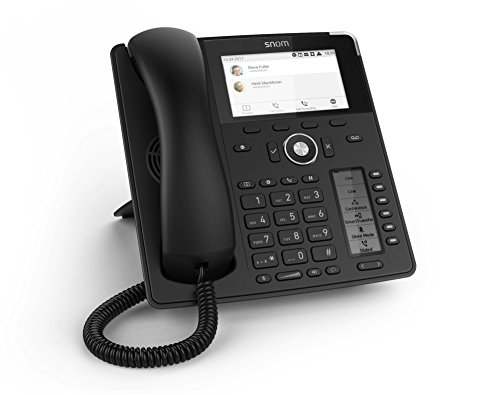 Telefone IP SNOM D785 estación con cable 12 líneas TFT Negro Snom - Telefonia - 12 linhas, tft, preto, led duplo