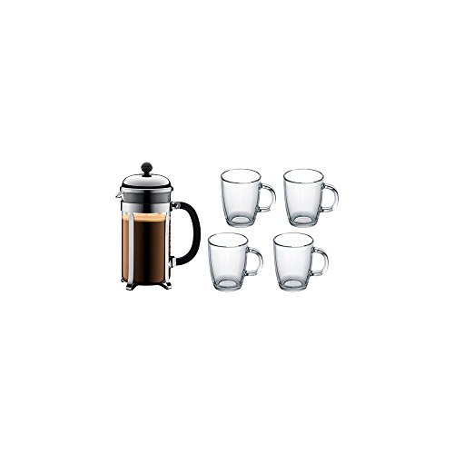 Chaleira de Café BODUM Chambord K1928-16 (1 L) Bodum - Cafeteiras e máquinas de expresso - 1 l, 8 chávenas, fecho de segurança, fácil de limpar