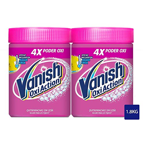 Vanish Oxi Action 2X900 Gr Lote de 2 Unidades Vanish - Removedores de manchas de tecido - oxi action, vanish, lote 2 unidades