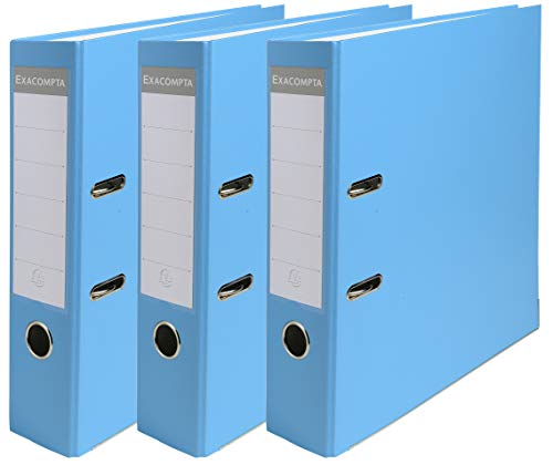 Arquivador EXACOMPTA (Azul - Polipropileno - A4) EXACOMPTA - Pastas Organizadoras - polipropileno, a4, 600 folhas, perforações