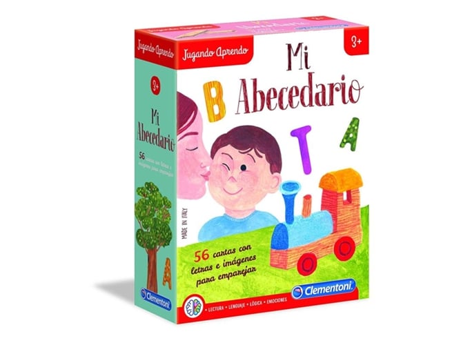 Jogo Educativo CLEMENTONI J'apprends mon alphabet en jouant (Idade Mínima: 3) CLEMENTONI - Jogos - educativo, 3 anos, alfabeto, 52 cartões ilustrados