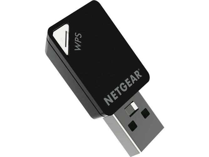 Adaptador NETGEAR A6100-100PES (USB - Preto) Netgear - Placas e adaptadores de rede - usb, sem fios, wireless, pci express