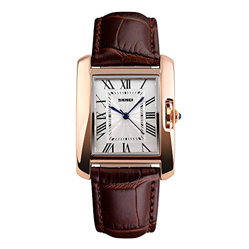 Relógio FEIWEN Fw-0056 (Dourado - 38.5 x 8.5 x 30 mm) FeiWen - Relógios - dourado, 38.5 x 8.5 x 30 mm, aço inoxidável, couro
