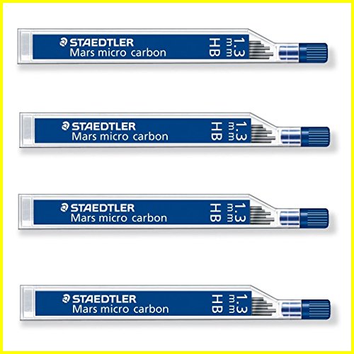 Conjunto de 24 Minas STAEDTLER Hb para Portaminas Mars Staedtler - Tinta e recargas de caneta - conjunto, minas, staedtler, hb, portaminas, mars