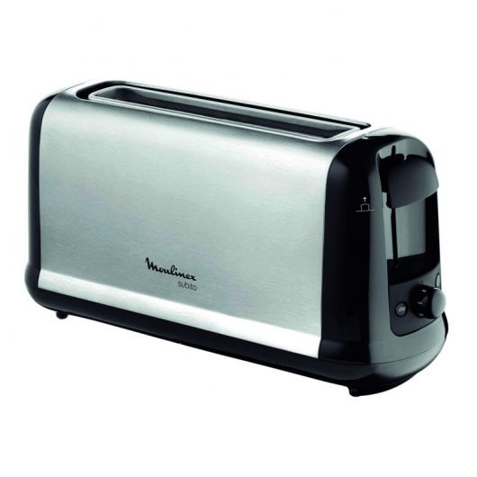 Torradeira MOULINEX Subito LS260800 (1000 W) Moulinex - Eletrodomésticos de cozinha - 1000 W, preto prateado, aço inoxidável, 220 V