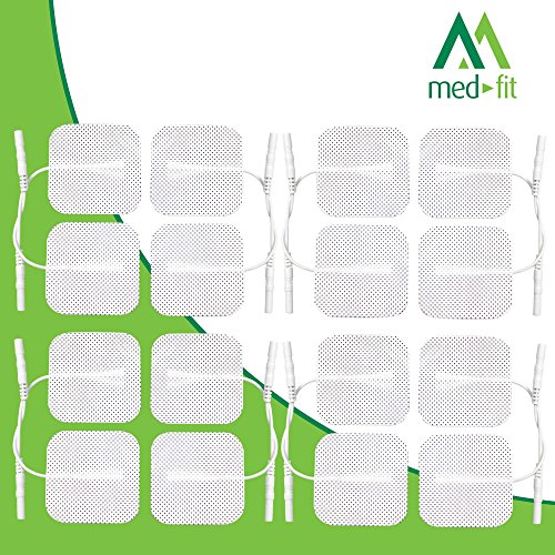 Med-Fit Tens Pads 16 Electrodos 4 Packs Medfit - Suprimentos médicos - tensão muscular, electrodos, medicina fitness