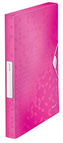 Pasta LEITZ WOW 30 mm Rosa (A4 - Capacidade: 250 folhas) Leitz - Arquivamento e organização - a4, 250 folhas, borracha, poliuretano