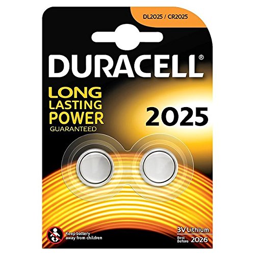 Pilha Não Recarregável DURACELL 2025 2PK . - Baterias - não-recarregável, duracell, 2025