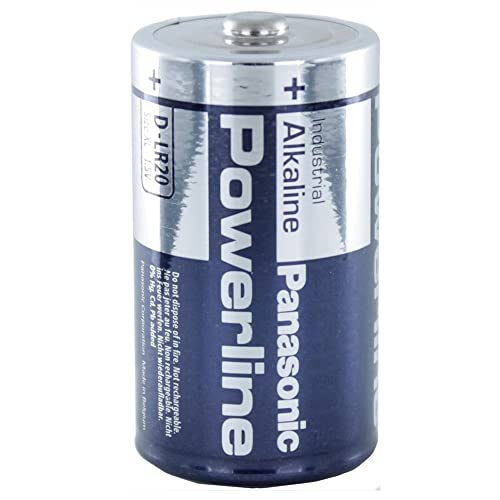 Bateria Alcalina PANASONIC Powerline (D) Elcart s.p.a. - Baterias - alcalina, cilíndrico, 1,5 V, 200 mAh