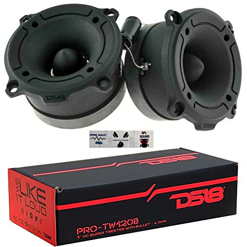 Tweeters DURONIC PRO-TW120B (120 W - 20-40.000 Hz) DS 18 - Alto-falantes de veículos automotivos - 120 W, 20-40.000 hz
