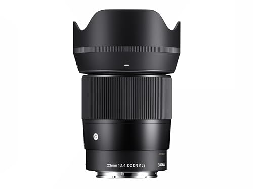 Objetiva SIGMA 23mm f/1.4 DC DN C (Encaixe: Sony E - Abertura: f/16 - f/1.4) Sigma - Lentes de câmera - 23mm, f/1.4, sony e, wide lens