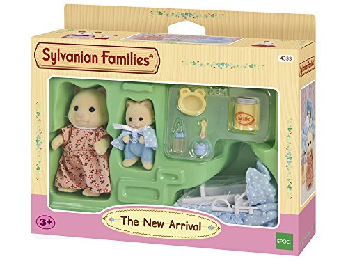 Boneca SYLVANIAN FAMILIES 4333 (Idade Mínima Recomendada: 4 anos) SYLVANIAN FAMILIES - Brinquedos - boneca, sylvanian families, 4333, 4 anos, peças de roupa, acessórios, animalzinho, chave, quarto do bebé, 29 cm