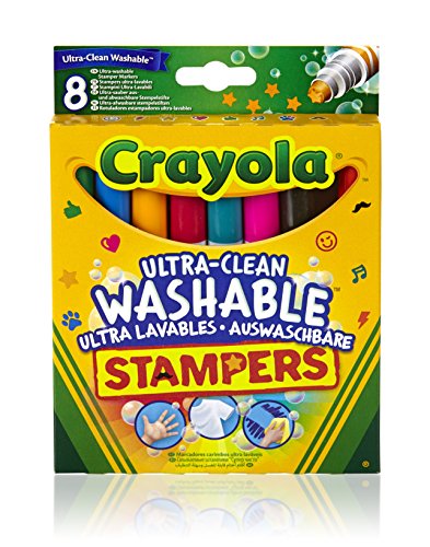 Canetas de Feltro CRAYOLA Washable (8 Un) CRAYOLA - Marcadores e marcadores de texto - canetas, feltro, crayola, laváveis, crianças