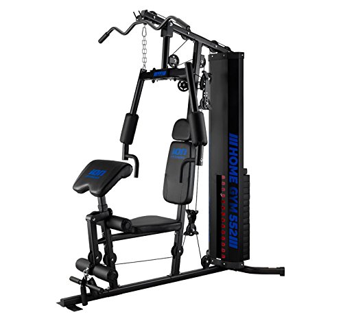 Máquina de Musculação ION FITNESS FI552 (Preto - 56x82x122cm) ION Fitness - Levantamento de peso - 4 pontos de apoio, 70 kgs, transportável, 135 kg