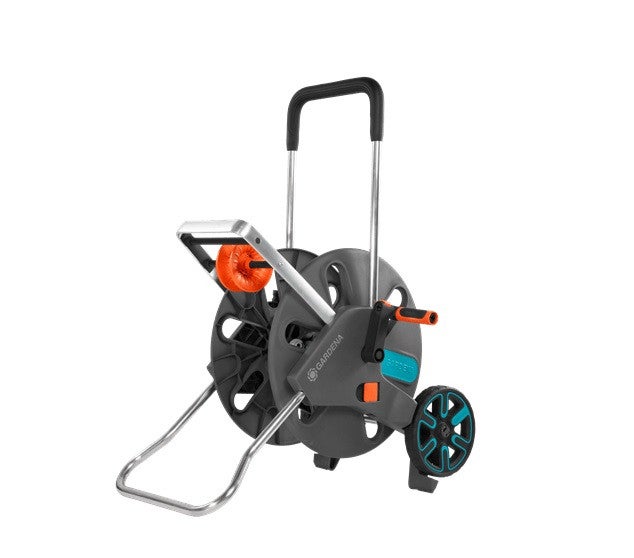Carregador para Mangueiras GARDENA AquaRoll L Gardena - Carrinhos de mão - 100m, ângulo ajustável, anti-gotas, rodas altas
