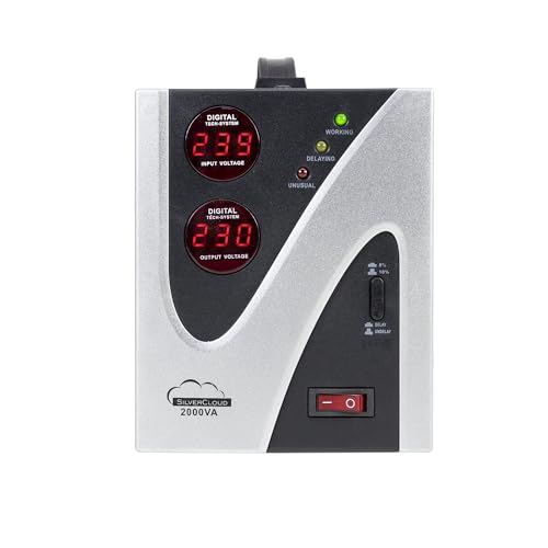 SilverCloud 2000VA UPS (Regleta protectora) ONLINESHOP SRL - Transformadores de voltagem e reguladores - 2000VA, 1200W, 140-260V, 50/60Hz