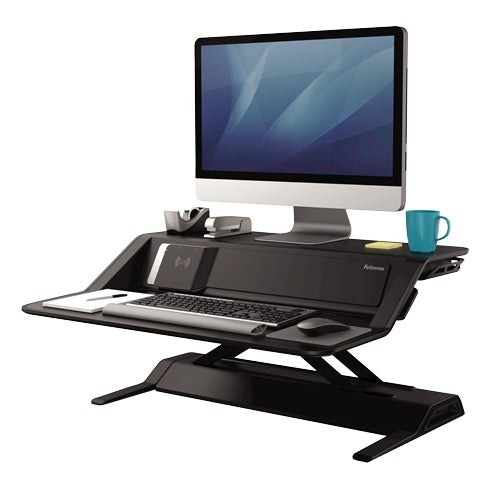 Estação de Trabalho FELLOWES 8081001 Preto Fellowes - Acessórios de computador - 83.19x61.60x13.97 cm, 2,3 kg, preto, metal