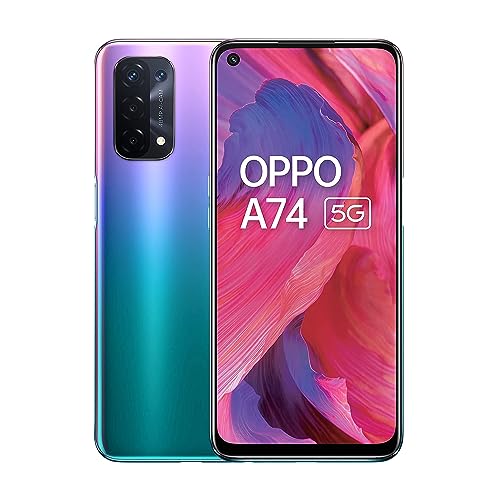 Smartphone OPPO A74 5G (6.5'' - 6 GB - 128 GB - Roxo) Oppo - Telemóveis - smartphone, oppo a74 5g, 6.5 polegadas, 6 GB RAM, 128 GB storage, roxio