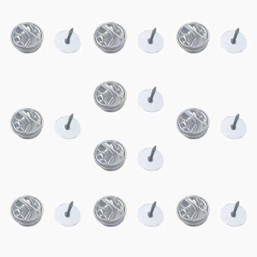 Cierres de mariposa, 10 pares mariposa clutch metal pin back cierre de broche CCLKHY - Enfeites e acabamentos - mariposa, clutch, metal, pin back