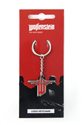 Porta-chaves WOLFFENSTEIN Logo Wolfenstein Gaya Entertainment - Porta-chaves - metal, relevo, incrustado, polido