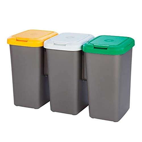 Caixa de Lixo TONTARELLI 75L (Plástico - Preto) Tontarelli - Lixeiras e cestos de lixo - 75L, plástico, preto