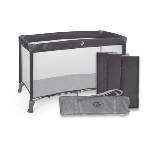Berço de Viagem MS Essential (120 x 60 cm) Innovaciones MS - Móveis para bebês e crianças pequenas - 120 x 60 cm, compacto, almofada central, fácil de montar