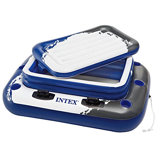 Piscina Insuflável INTEX Mega Chill (Azul - PVC - 122x97cm) INTEX - Colchões e espreguiçadeiras de piscina - insuflável, pvc, 122x97cm