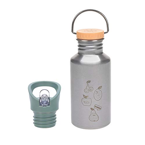 Garrafa de Água LAESSIG Yummy (400 ml - Aço Inoxidável) Lässig - Materiais de embalagem - 400 ml, aço inoxidável