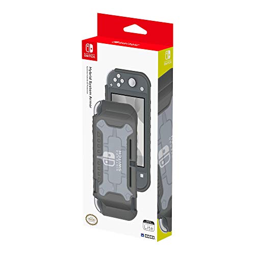 Capa de Nintendo Switch HORI Hybrid System Armor Cinza Hori - Acessórios para console de jogo portátil - policarbonato, TPU, grip texturizado, ergonomia