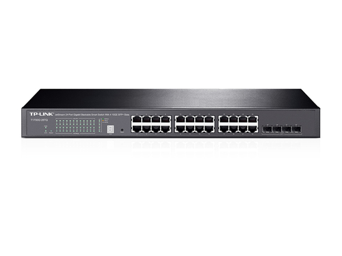 Switch TP-LINK TL-SG2424 (24 Portas Gigabit - 1000 Mbps) TP-Link - Concentradores e comutadores - 24 portas, gigabit, 1000 mbps