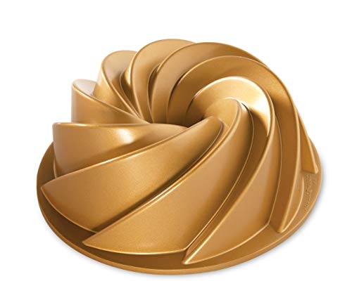 Forma para Bolo NORDIC WARE Heritage Bundt Pan Nordic Ware - Formas para bolos e moldes - alumínio fundido, antiaderente, dourado, elegante