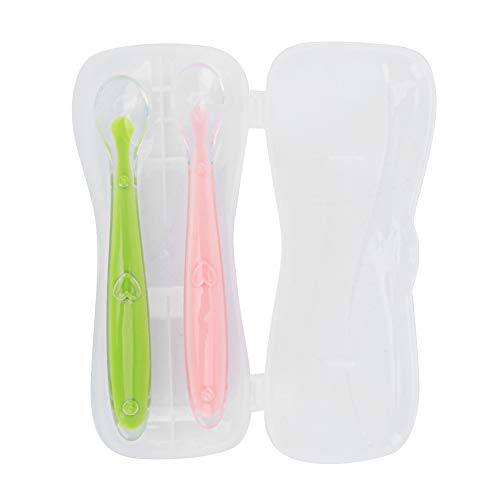 Conjunto de 2 Talheres para Bebês LIONELO Tnfeeon - Talheres - silicone, arredondados, resistente a 120ºC, lavável em máquina