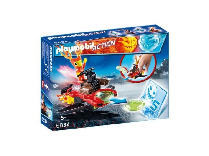 Figura PLAYMOBIL Fire and Action 6834 (Idade Mínima Recomendada: 5 anos) PLAYMOBIL - Conjuntos de brinquedos - figura, playmobil, fire, action, idade mínima recomendada