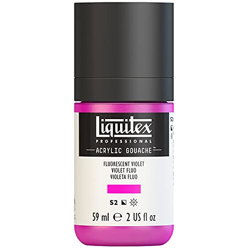 Guache LIQUITEX Profissional Extra Fino 59Ml - Violeta Fluorescente COLART - Tinta, tinta de arte e esmalte - guache, liquitex, fino, violeta fluorescente, acrilico