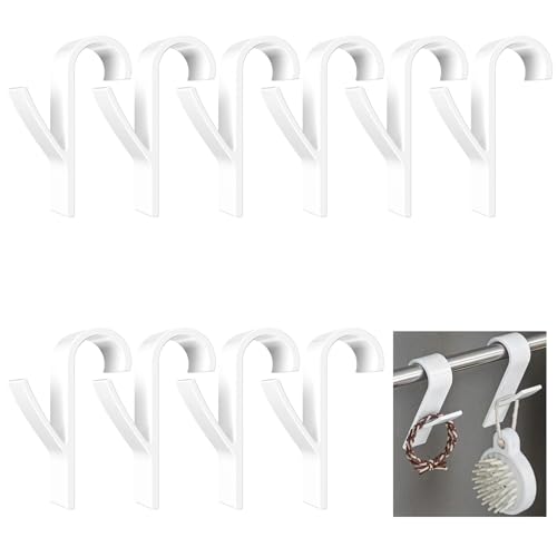 Suporte para Roupa de Banho 10 Unidades Brancas Lectorias - Ganchos de utilidade - suporte, roupa de banho, brancas