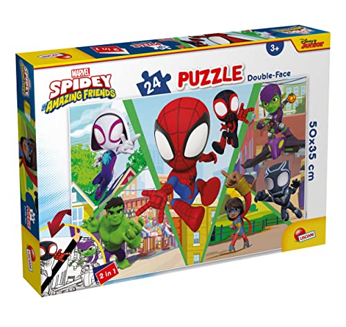 Puzzle LISCIANI Spidey Let's Challenge (Idade Mínima: 3 Anos) Liscianigiochi - Quebra-cabeças de encaixar - puzzle, spidey, 3 anos, 24 peças