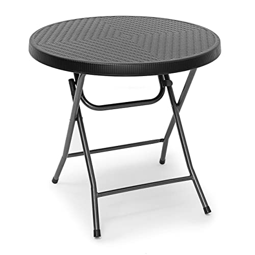 Mesa de Centro Dobrável com Almofada de Carga Máxima 50 kg Relaxdays - Móveis de exterior - dobrável, 50 kg, moderno, elegante