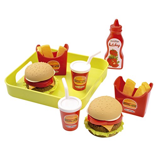 Tigela para Hamburguerias Chef Ecoiffier 19,5 Cm Ecoiffier - Cozinhas de brinquedo e alimentos de brincar - 195 cm, hambúrgueres, bebidas, molho de tomate