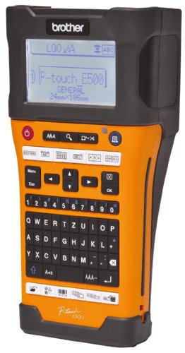 Impressora de Etiquetas BROTHER PT-E500VP Brother - Rotuladoras - lcd retroiluminado, 14 fontes, rotulagem automática, usb