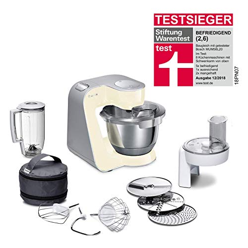 Batedeira Bosch MUM58920 | Aço inoxidável (Preparação de Alimentos a Frio) Bosch - Eletrodomésticos de cozinha - aço inoxidável, preparação de alimentos a frio