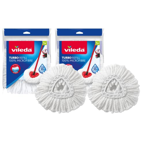 Recarga para Mopa VILEDA Easywring And Clean Turbo Vileda - Cabeças de esfregão e recargas - recarga, mopa, vileda