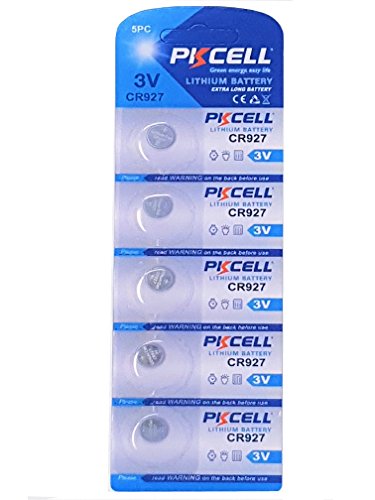 Pilhas Não Recarregáveis Pkcell 5X Cr927/3V Eunicell - Baterias de uso geral - cr927, 3V, 300 mAh, litio