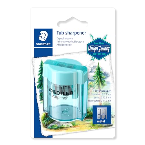 Lápis Corrigidos STAEDTLER (Multicor - 12 Un) Staedtler - Afia-lápis - multicor, 12 un, plástico transparente