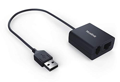 Adaptador de interface YEALINK EHS40 em Preto Yealink - Acessórios para telefone - jabra, sennheiser, yealink, conector 3.5mm, preto