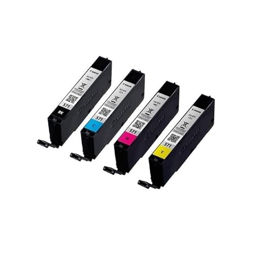 Tinteiro CANON CLI-571 C/M/Y/BK - 0896B001 Preto, Ciano, Amarelo, Magenta Canon - Cartuchos de toner e jato de tinta - preto, ciano, amarelo, magenta, pixma mg575x