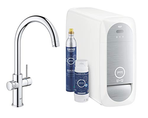 Torneira para Cozinha GROHE 31455001 | Cromado Grohe - Eletrodomésticos de cozinha - torneira, cozinha, grohe, cromado